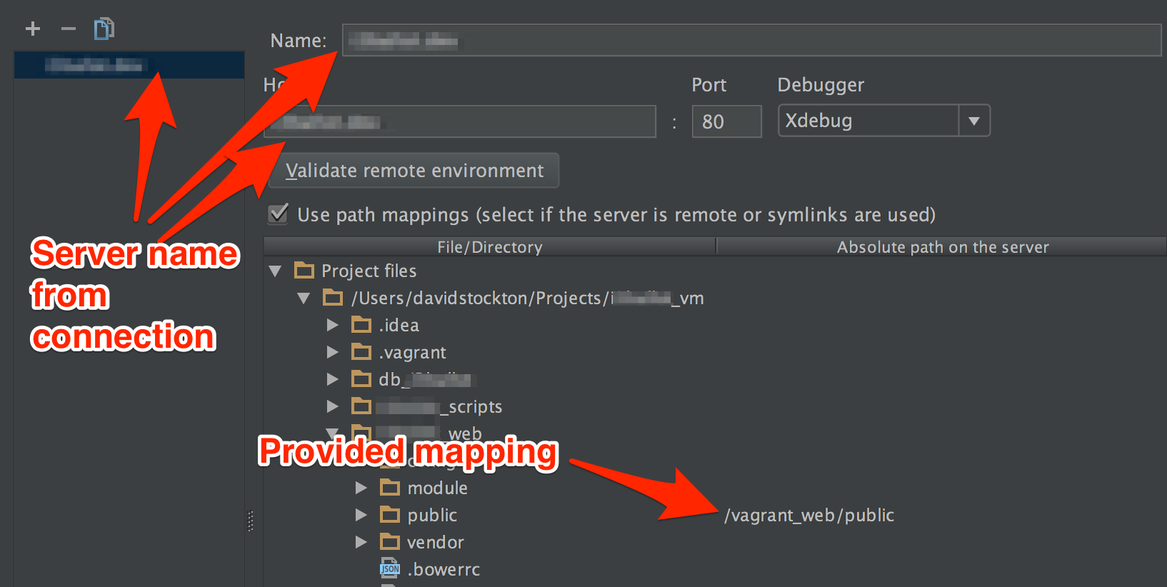 Figure 5: Server file mapping